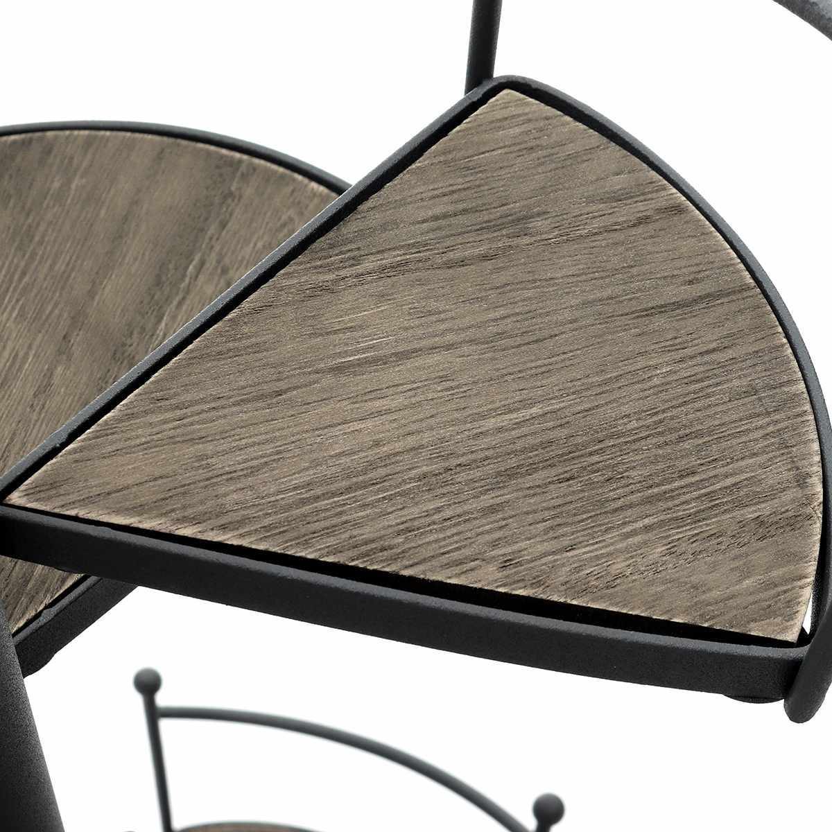 PlantSpire Eisen Pflanzenständer mit Spiraltreppe | Dekorativ und Praktisch