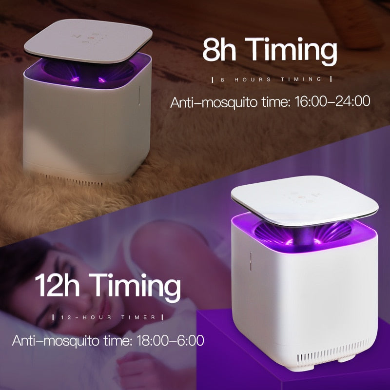 InstaTrap LED Mückenvernichter-Fallenlampe | Effektiv gegen Insekten | Leise & Sicher