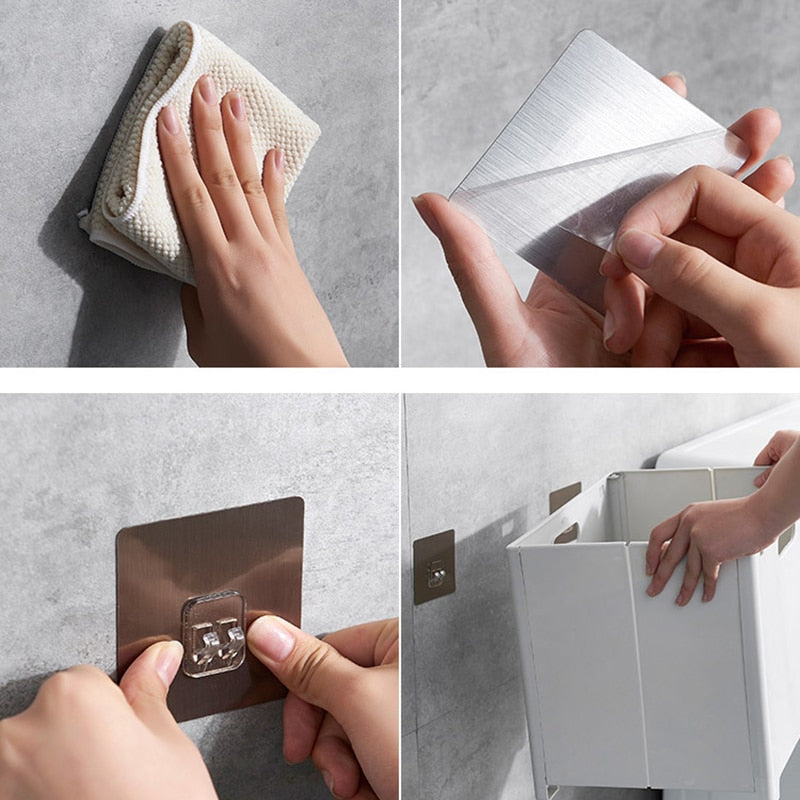 WallFlex Klappbarer Wäschekorb | Wandmontiertes Design | Platzsparender & Praktischer Wäschebehälter