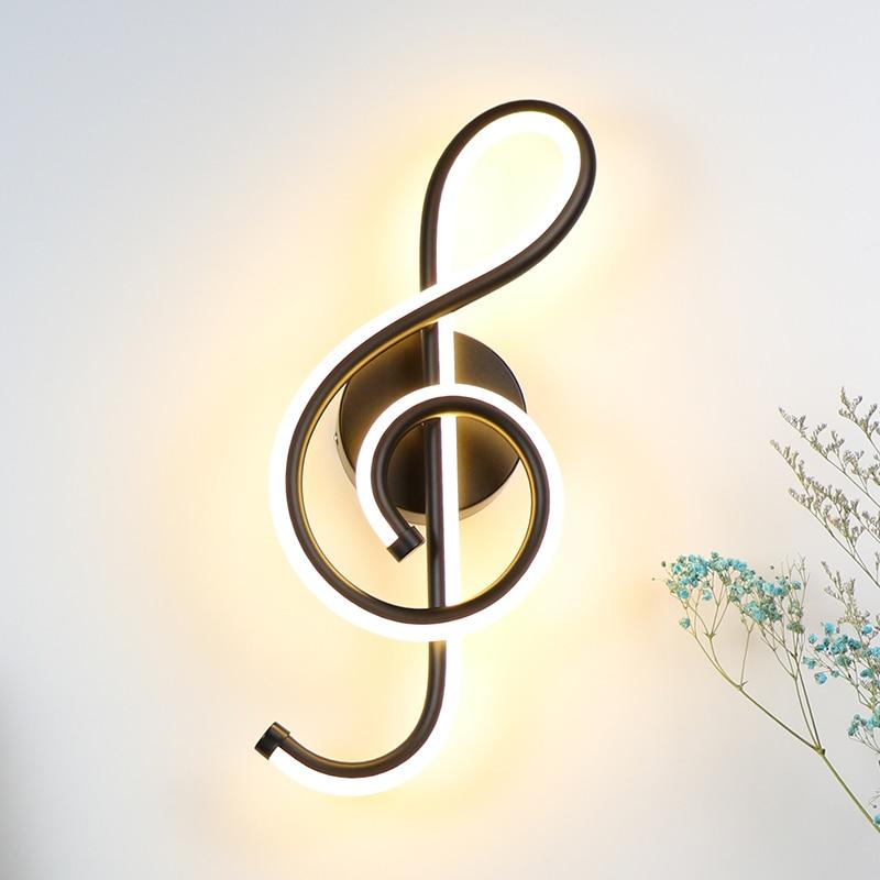Melodia LED Noten Wandlampe | Dimmbar | Musikalisches Design | Stimmungslicht für Zuhause