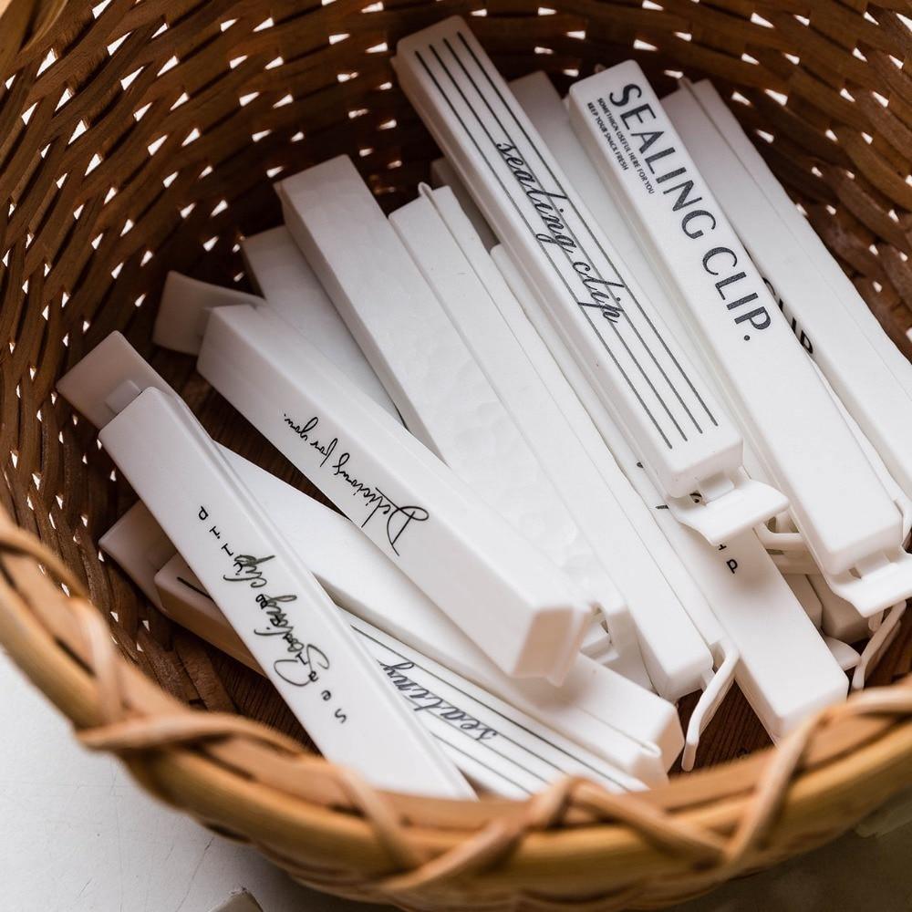 ClippyCharm Dekorative Tütenclips | 10-teiliges Set | Praktische Aufbewahrung & stilvolle Küchenorganisation