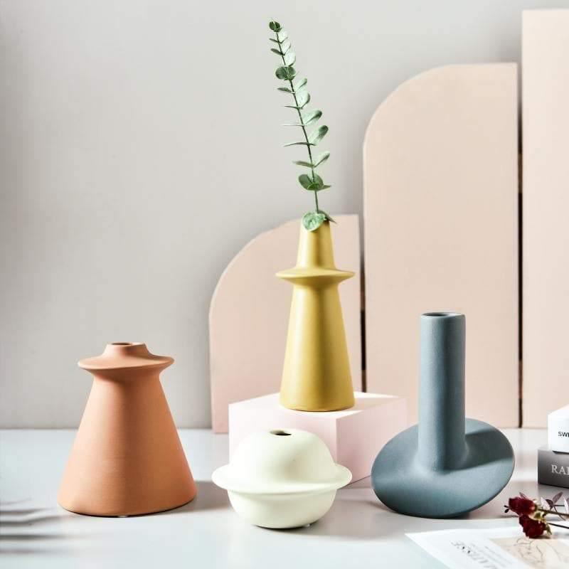AstroForm Morandi Keramikvasen | Stilvolle Deko | Modernes Design | In vier eleganten Farben