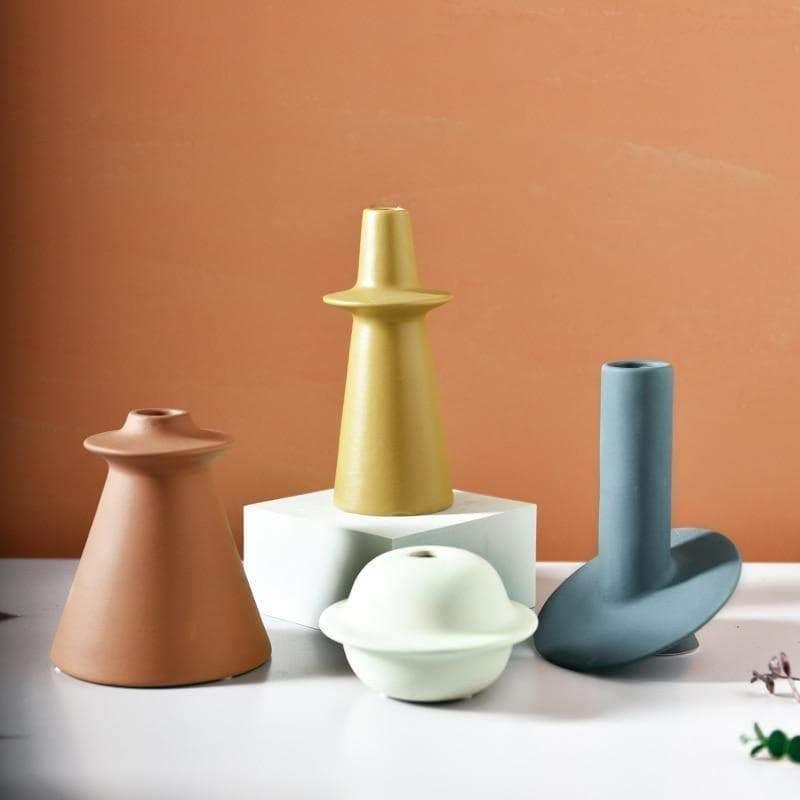 AstroForm Morandi Keramikvasen | Stilvolle Deko | Modernes Design | In vier eleganten Farben