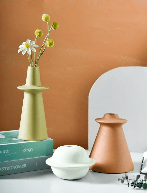 AstroForm Morandi Keramikvasen | Stilvolle Deko | Modernes Design | In vier eleganten Farben