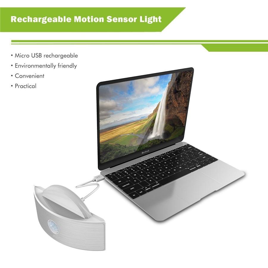 LumaSense Bewegungsmelder Wandlampe | LED Beleuchtung | Wiederaufladbar & Batteriebetrieben | Modernes Design