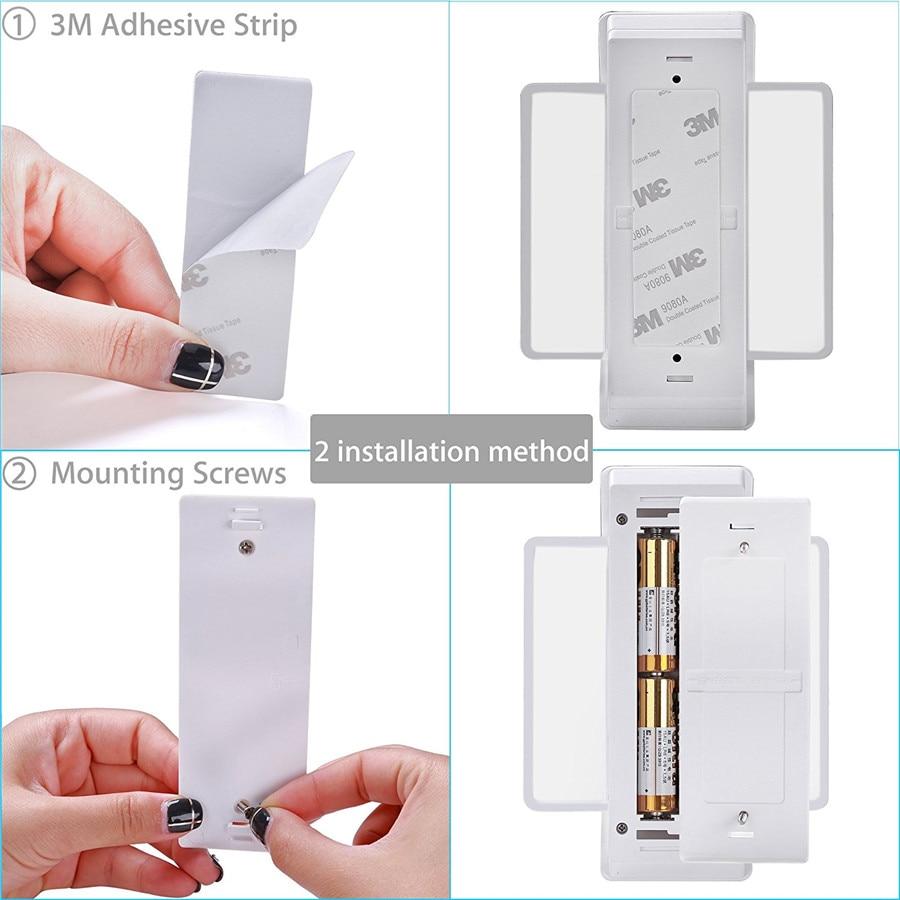 LumaSense Bewegungsmelder Wandlampe | LED Beleuchtung | Wiederaufladbar & Batteriebetrieben | Modernes Design