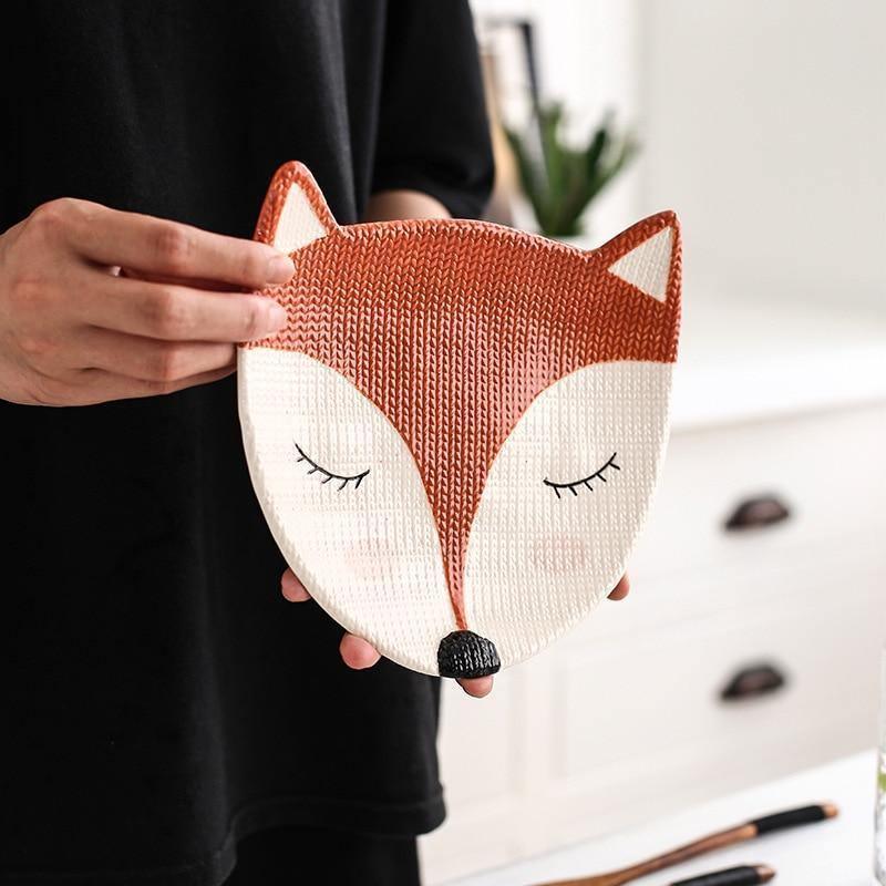 WildPlates Keramik Tier-Teller | Verspieltes Design | Hochwertig & Stilvoll | Perfekt für jeden Anlass