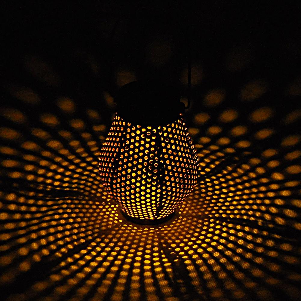 LumaShadow Solar Laterne | LED-Schattenbeleuchtung | Solarbetrieben | Dekor für Garten & Terrasse