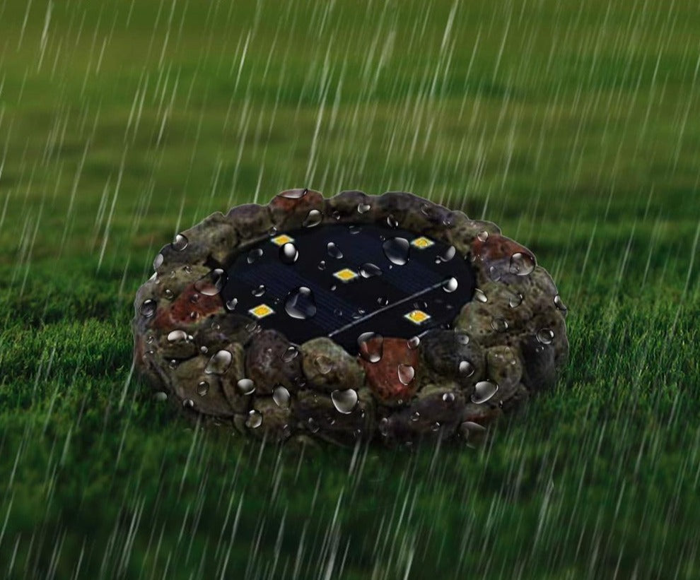 SolarPebble - Solar LED Licht im Kieseldesign | Außenbeleuchtung | Umweltfreundlich & Stilvoll