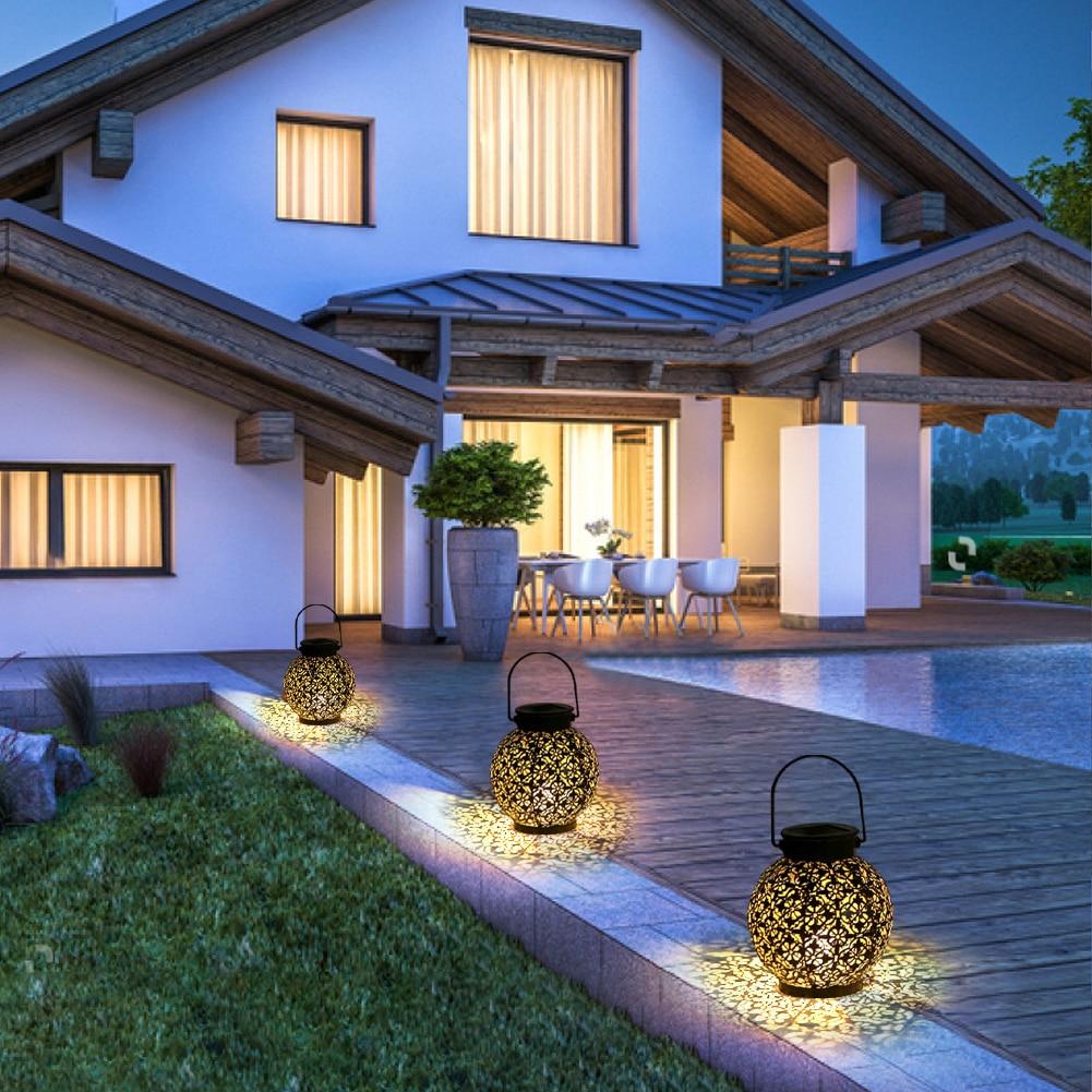 ShadowLux Outdoor Laterne mit Schattenspiel | Solarbetrieben | Wetterfest | Stimmungsvolle Gartenbeleuchtung