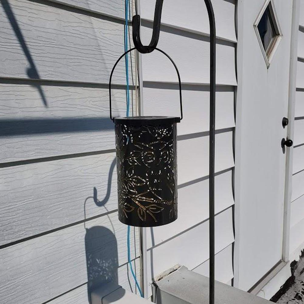 ShadowOwl LED Laterne | Eulen-Schatteneffekt | Dekorative Beleuchtung für Garten & Zuhause