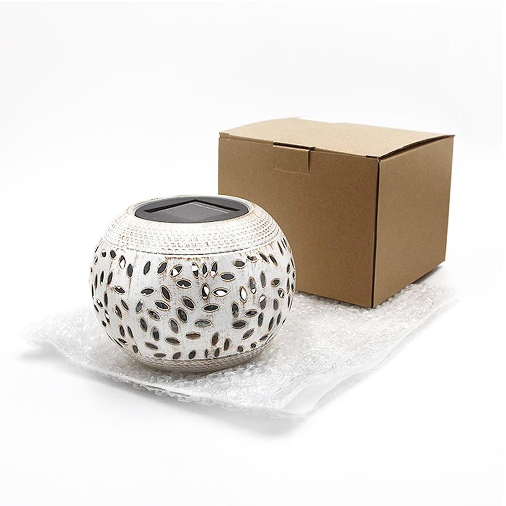 Orbiona Globus-Laterne mit Schatteneffekt | Dekorative Beleuchtung | Perfekt für Wohnzimmer, Terrasse & Garten