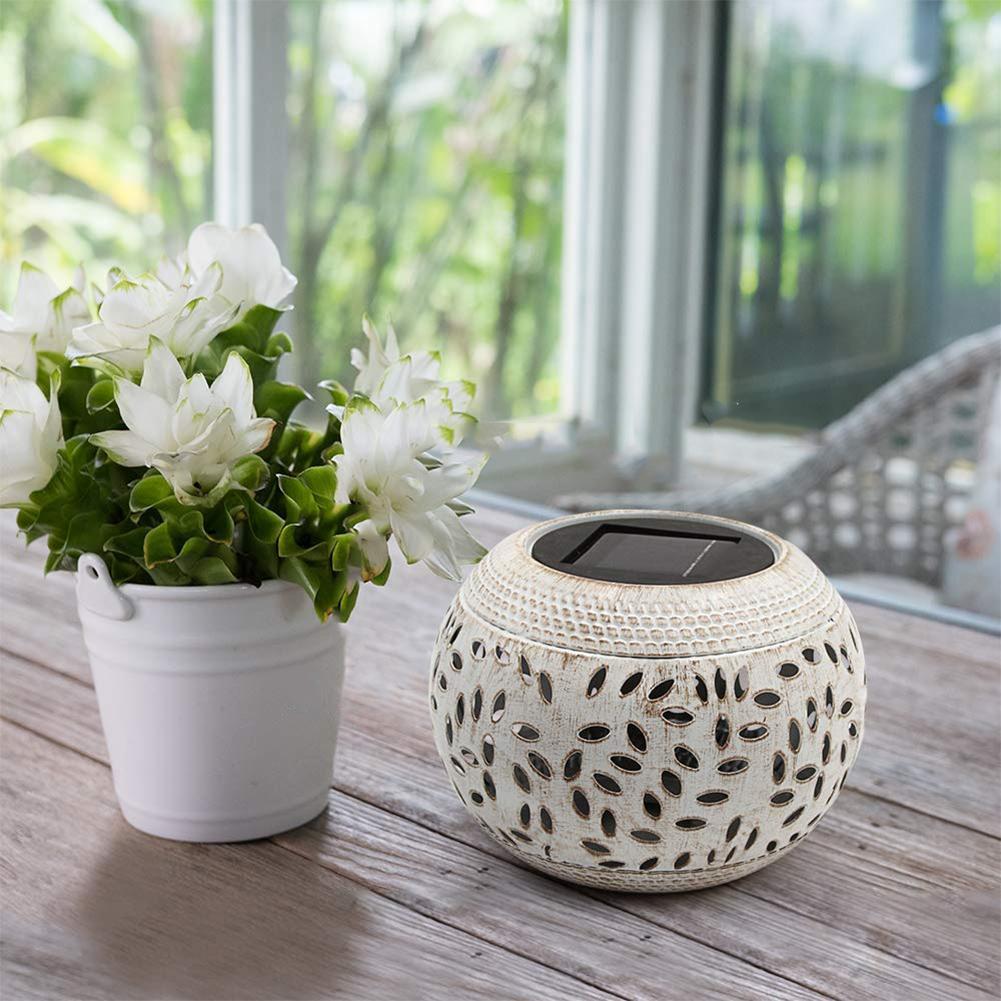 Orbiona Globus-Laterne mit Schatteneffekt | Dekorative Beleuchtung | Perfekt für Wohnzimmer, Terrasse & Garten