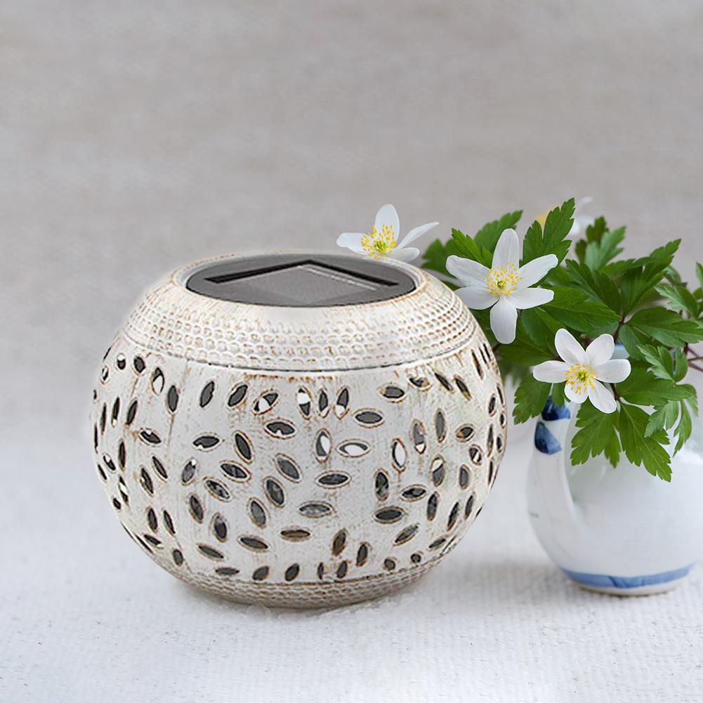 Orbiona Globus-Laterne mit Schatteneffekt | Dekorative Beleuchtung | Perfekt für Wohnzimmer, Terrasse & Garten