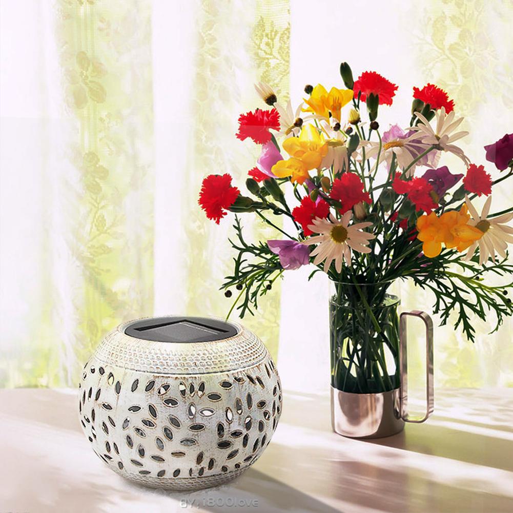 Orbiona Globus-Laterne mit Schatteneffekt | Dekorative Beleuchtung | Perfekt für Wohnzimmer, Terrasse & Garten