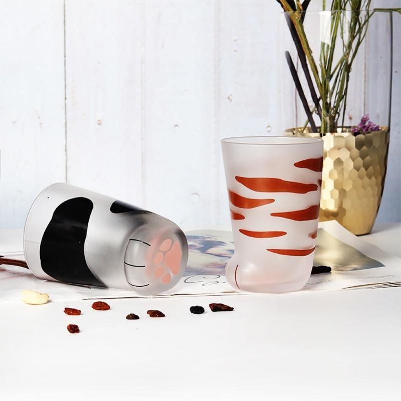 PawfectGlass Katzenpfoten-Design Gläser | Niedliche Trinkgläser für Zuhause | Deko & Funktion