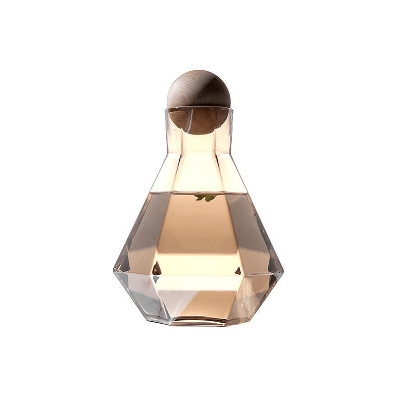 Glasselle Diamant Glas Set | Handgefertigte Trinkgläser & Karaffen | Luxuriöse Glasware für Wein, Wasser & Cocktails