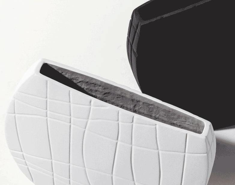 Textura Elegante Strukturierte Keramikvasen | Zeitloses Design | Minimalistische Dekoration | Verschiedene Stile