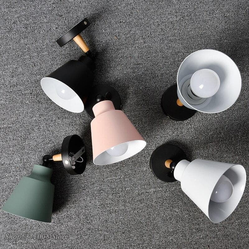 Lumaro Shine Holz Wandleuchte | Modernes Design | Dekorative Wandlampe für Wohnzimmer & Schlafzimmer