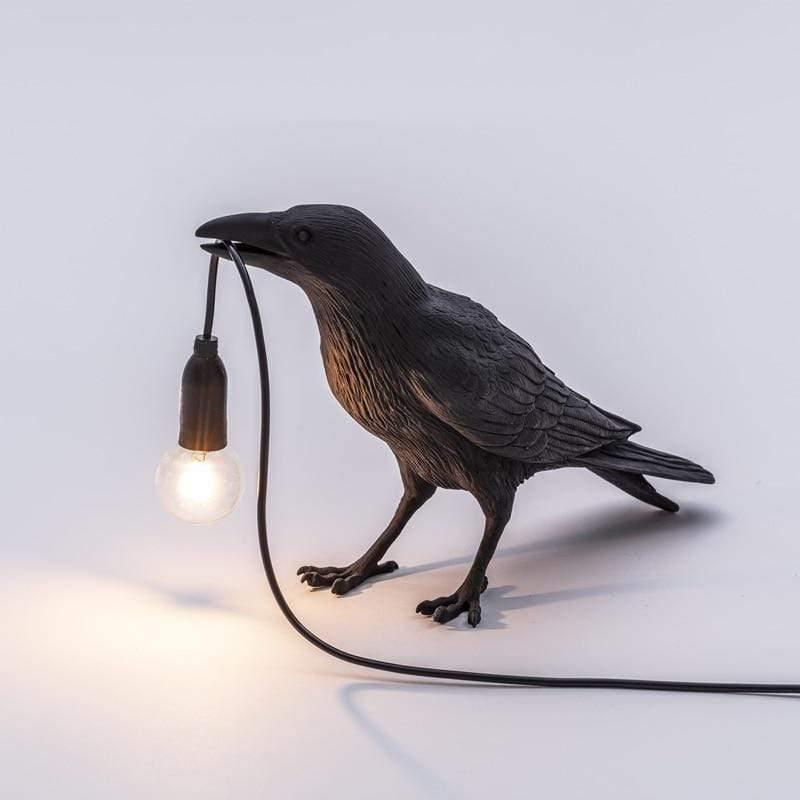 RavenLight Vogel Lampe | Mystisches Design | Einzigartige Dekoleuchte für Zuhause