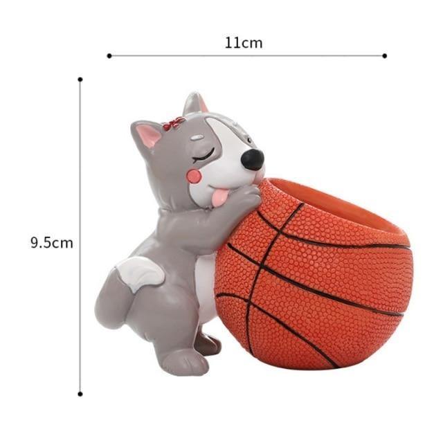 PawPot Aktiv Hund Pflanztopf | Stilvolles Deko-Accessoire | Perfekt für Sukkulenten