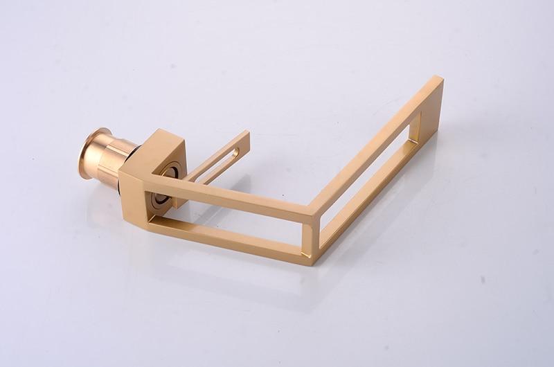 AquaVogue Moderner Badezimmer-Wasserhahn | Hohles Design | Elegant & Funktional | Einhebelmischer