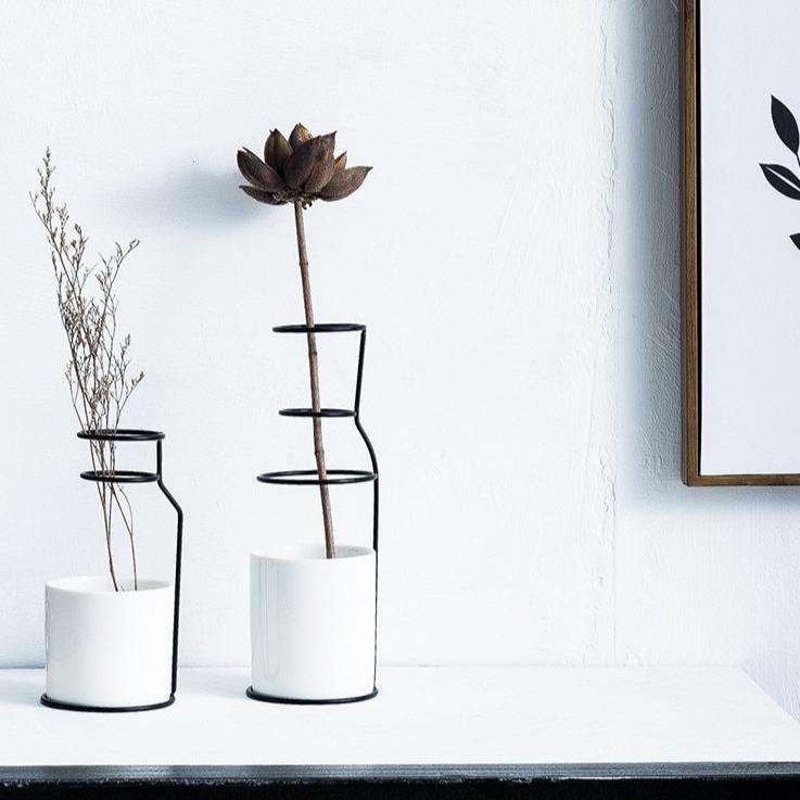 Seraphina Design Blumenvase | Handgefertigt | Modernes Design | Dekoration für Zuhause