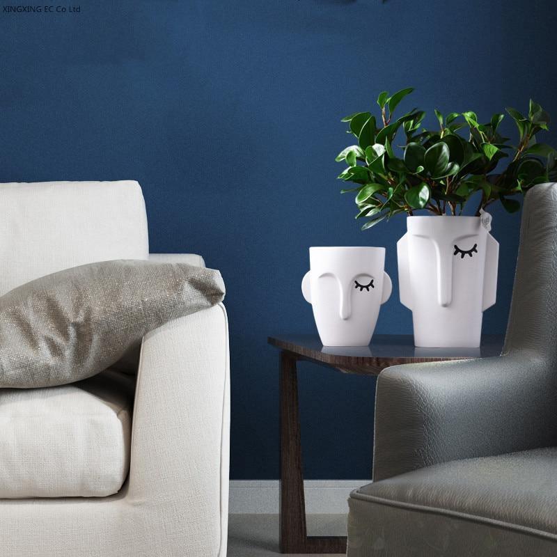 ArtFace Keramikvase | Abstraktes Design | Künstlerische Wohnkultur | In verschiedenen Größen