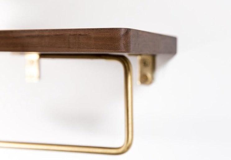 WoodlyRoll Multifunktionaler Toilettenpapierhalter aus Holz | Praktisch & Stilvoll | Schraubbefestigung | In Verschiedenen Farben