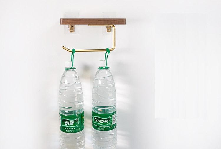 WoodlyRoll Multifunktionaler Toilettenpapierhalter aus Holz | Praktisch & Stilvoll | Schraubbefestigung | In Verschiedenen Farben