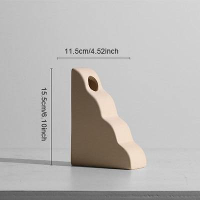 NordForma Hygge Keramikvase | Modernes Design | Zeitlose Dekoration für Zuhause