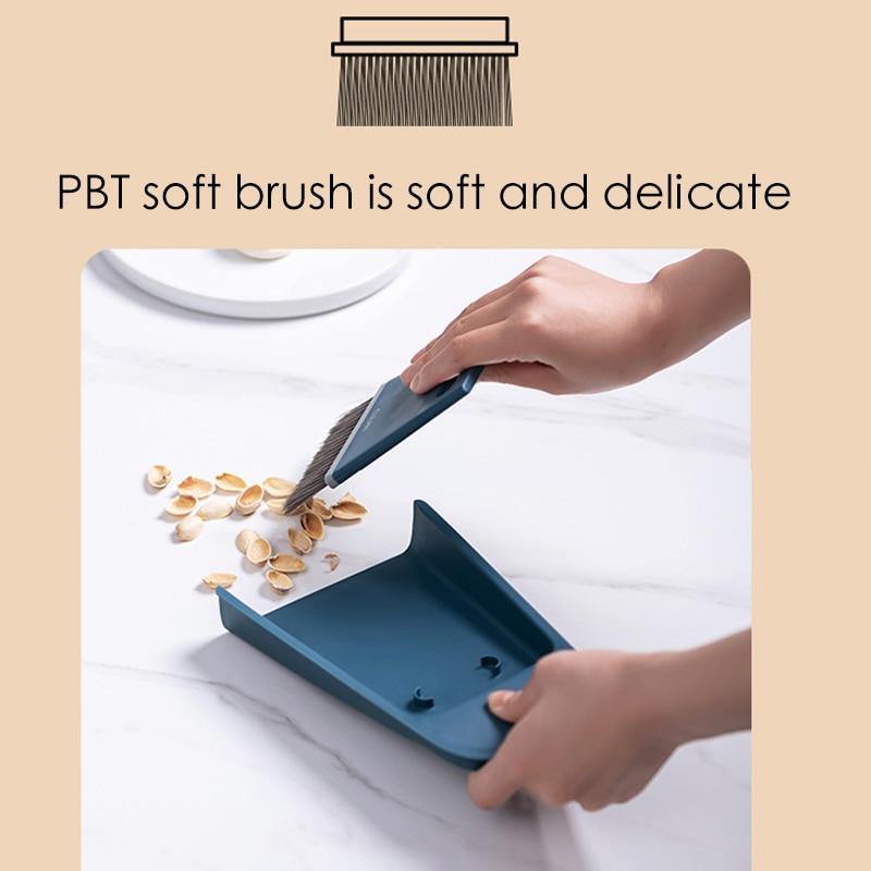 Cleanify Mini Nordic Reinigungsset | Schaufel & Besen | Kompakt | Stilvoll | Effizient