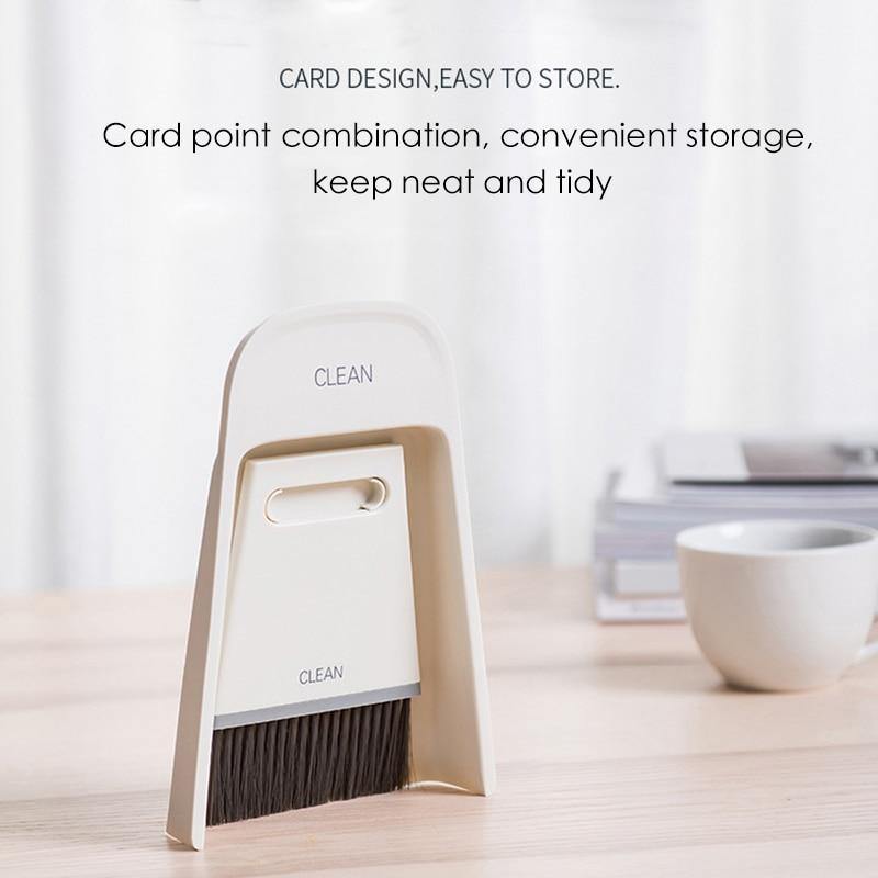 Cleanify Mini Nordic Reinigungsset | Schaufel & Besen | Kompakt | Stilvoll | Effizient