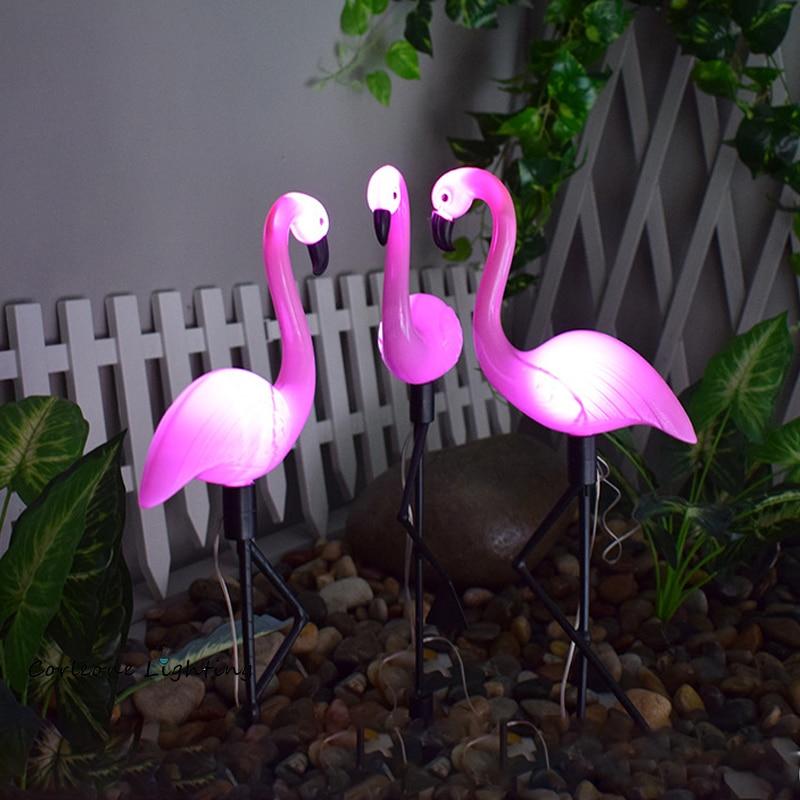 FlamiGlow Solar Gartenlampe | Solarbetriebene Flamingo-Deko | Wetterfeste Außenbeleuchtung für Garten & Terrasse