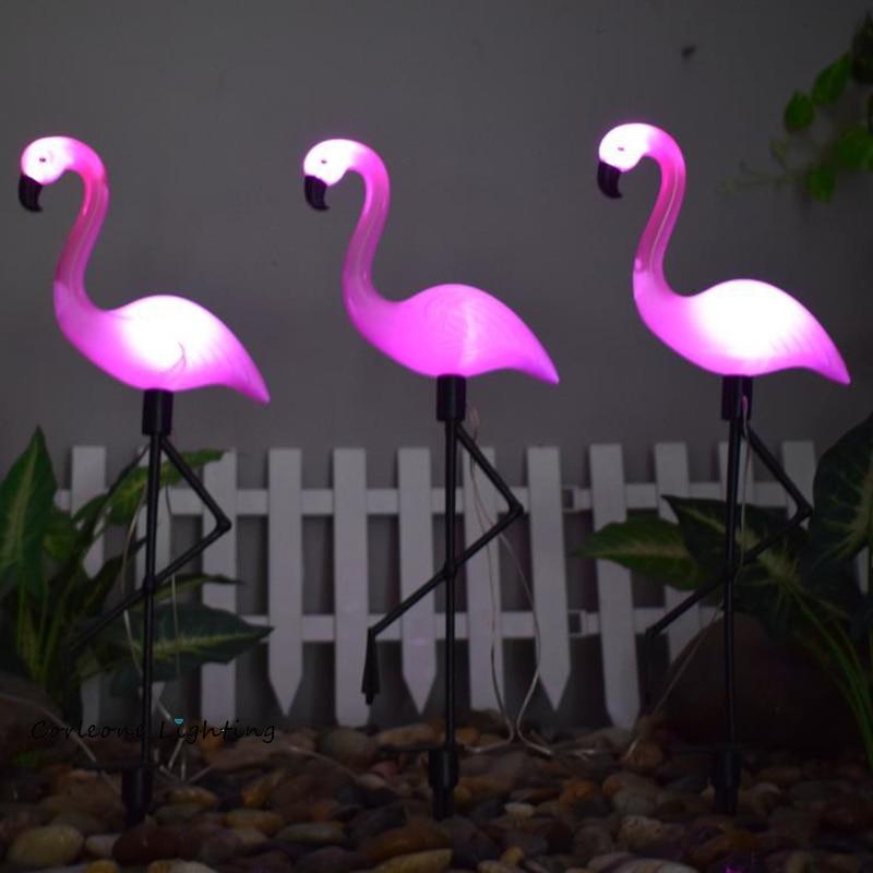FlamiGlow Solar Gartenlampe | Solarbetriebene Flamingo-Deko | Wetterfeste Außenbeleuchtung für Garten & Terrasse