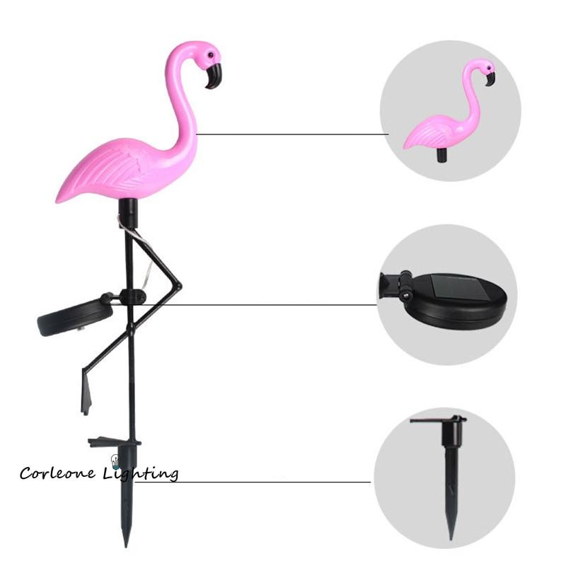 FlamiGlow Solar Gartenlampe | Solarbetriebene Flamingo-Deko | Wetterfeste Außenbeleuchtung für Garten & Terrasse