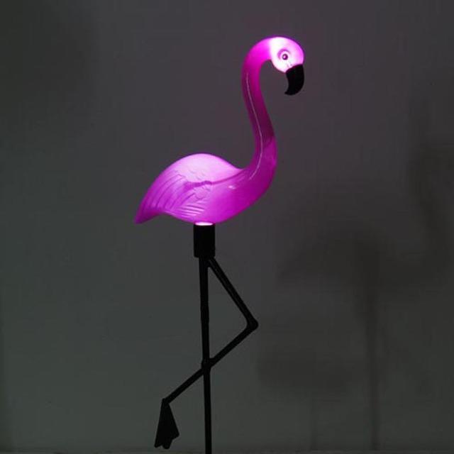 FlamiGlow Solar Gartenlampe | Solarbetriebene Flamingo-Deko | Wetterfeste Außenbeleuchtung für Garten & Terrasse