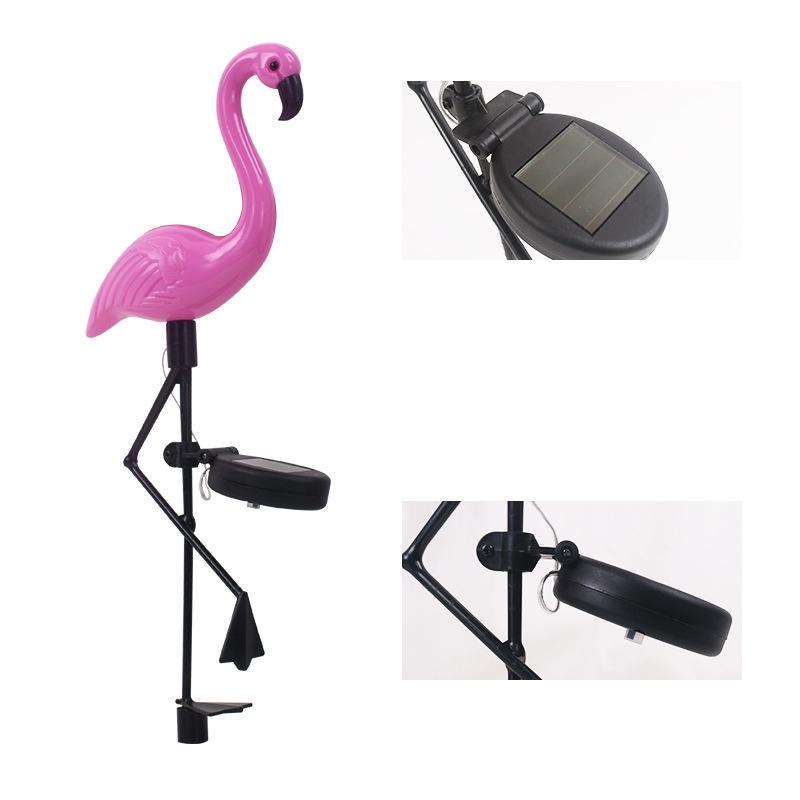 FlamiGlow Solar Gartenlampe | Solarbetriebene Flamingo-Deko | Wetterfeste Außenbeleuchtung für Garten & Terrasse