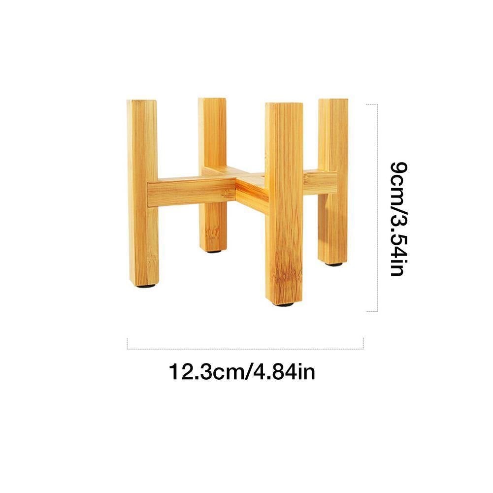 BambooElevate Pflanzständer aus Bambusholz | Verstellbar & Stabil | Perfekt für Innenräume