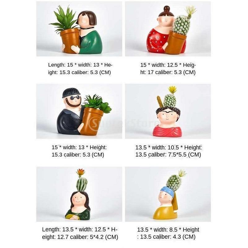 ArtBloom Berühmte Sukkulenten-Töpfe | Ikonische Designs für Ihre Pflanzen