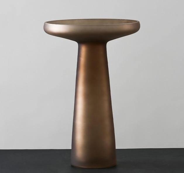 FrostVeil Glasgefäß mit Mattglas | Mundgeblasen | Moderne Eleganz | Vielseitige Farben & Formen