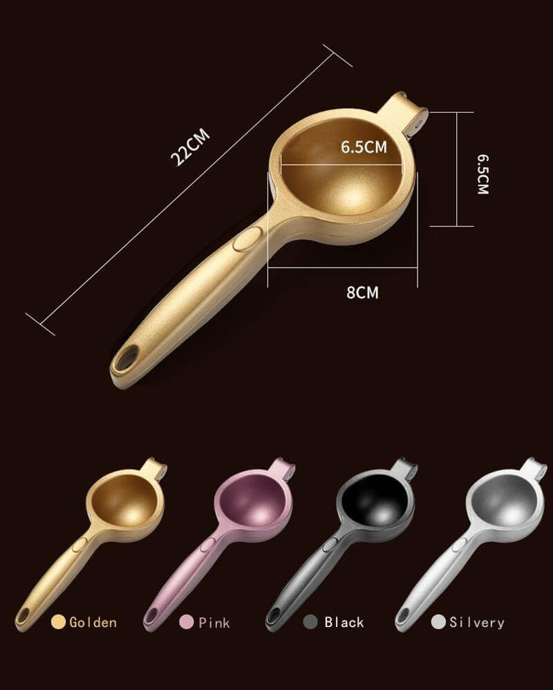 Citrio Minimal Design Zitronenpresse | Effizient | Edelstahl | Leicht zu Reinigen