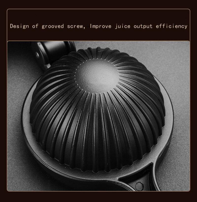 Citrio Minimal Design Zitronenpresse | Effizient | Edelstahl | Leicht zu Reinigen