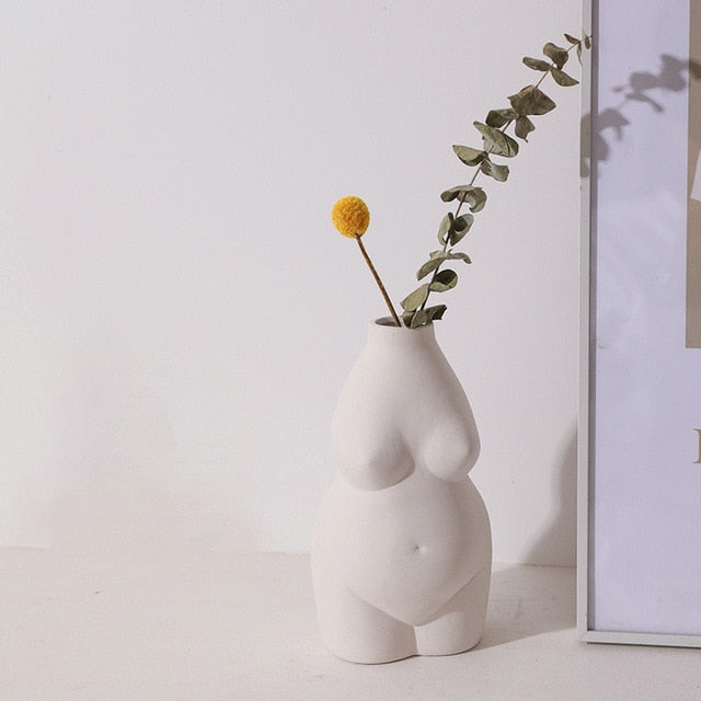 ArtiVase Nordic Keramikkunst Körpervase | Minimalistische Deko | Tischdekoration | Skulpturales Design