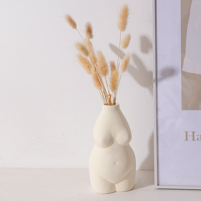 ArtiVase Nordic Keramikkunst Körpervase | Minimalistische Deko | Tischdekoration | Skulpturales Design