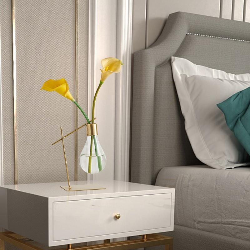 BloomBulb Pflanzenvermehrungs Vase | Zeitloses Design | Deko für Zuhause & Büro | Einzel & Doppel