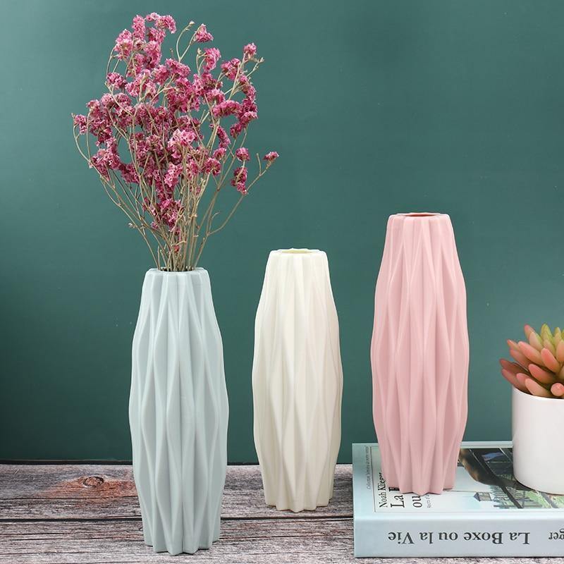 FormaSlim Geometrische Blumenvase | Schmale Vase | Modernes Design | Dekoration für Zuhause & Büro