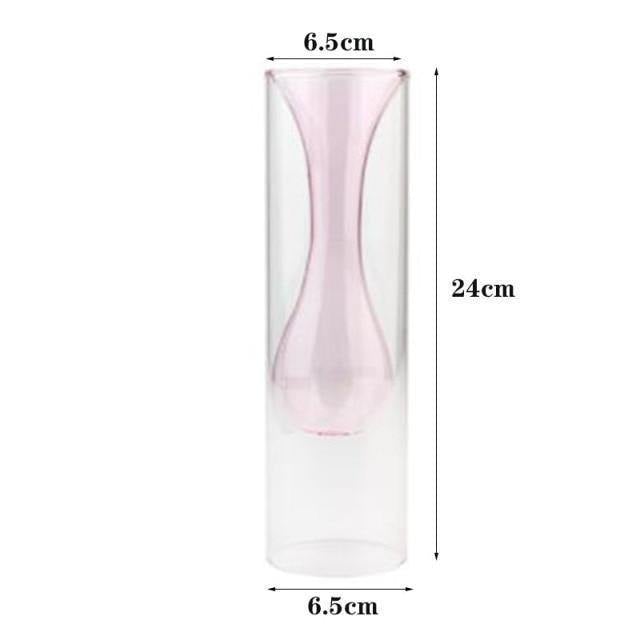 NebulaFlo Mundgeblasene Glasvasen im Bubble-Design | Elegante Dekoration | Einzigartige Formen