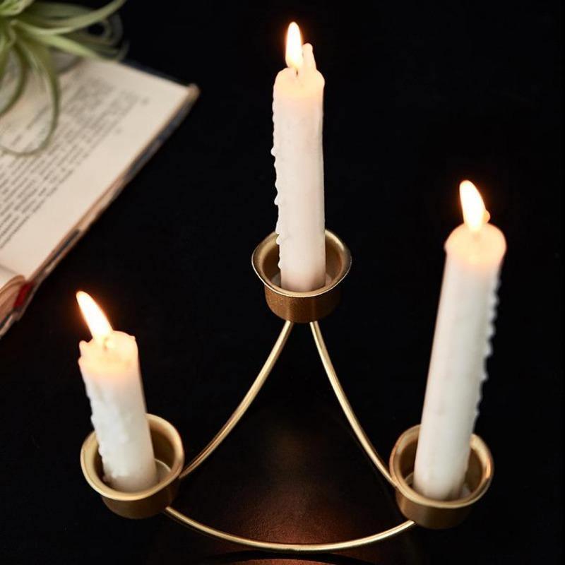 CandleLuxe Metall Kerzenhalter & Kandelaber | Modernes Design | In Gold & Schwarz erhältlich