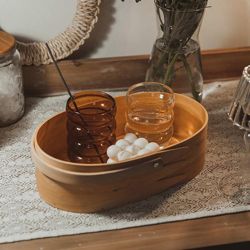 Bubblivio Bunte Glas-Getränkebecher | Handgefertigt | Einzigartiges Design | Perfekt für stilvolle Getränkepräsentation